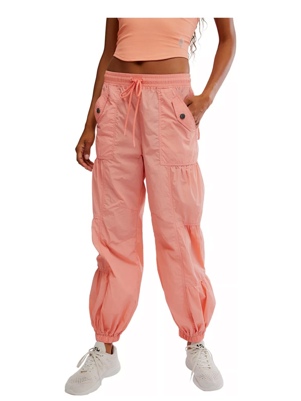 Free People Movement Set Me Free Drawstring Cargo Joggers